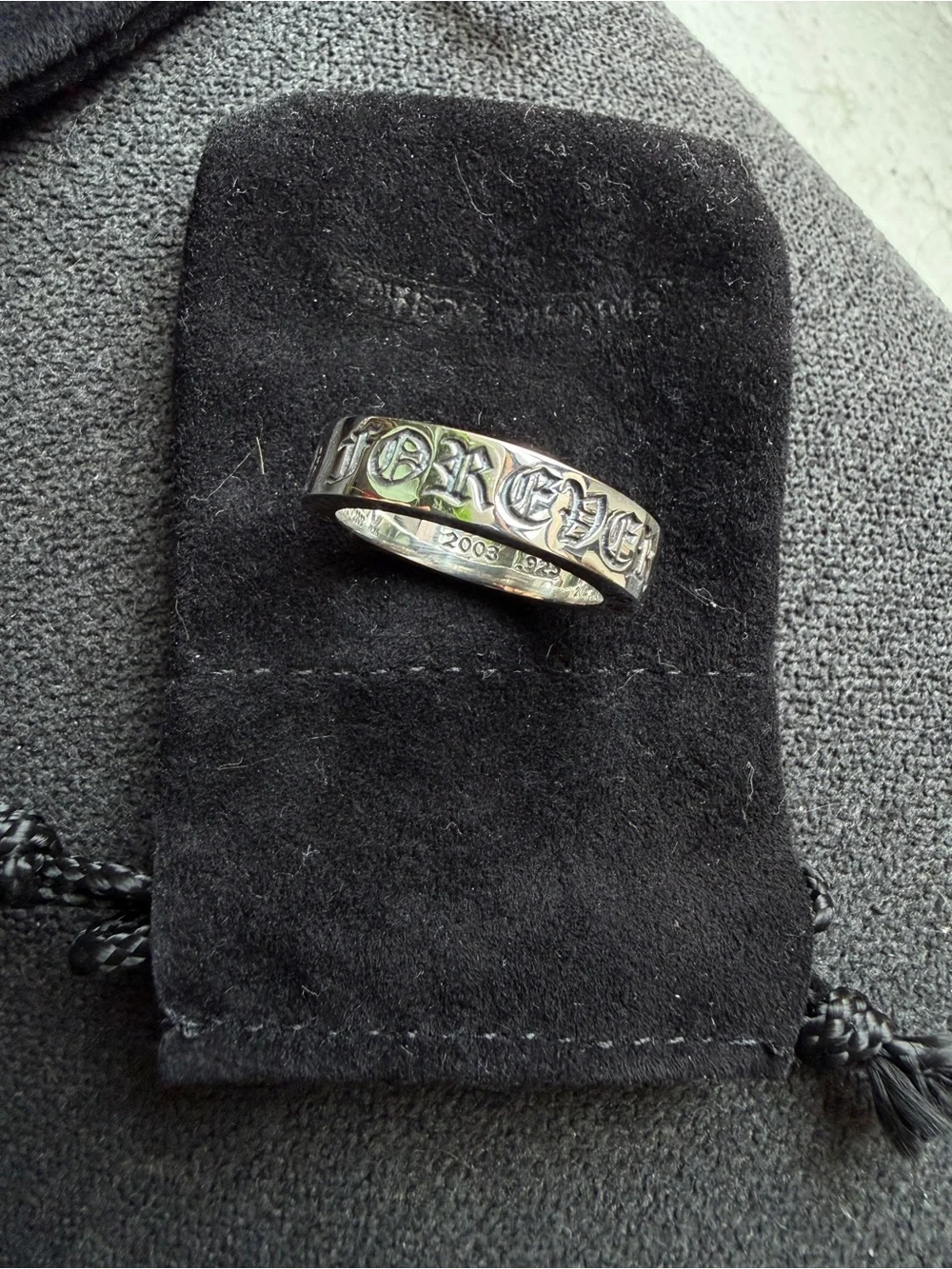 Chrome hearts forever ring